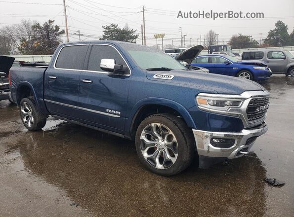 1C6SRFHT3NN252312 2022 RAM 1500 Blue Delantero derecho