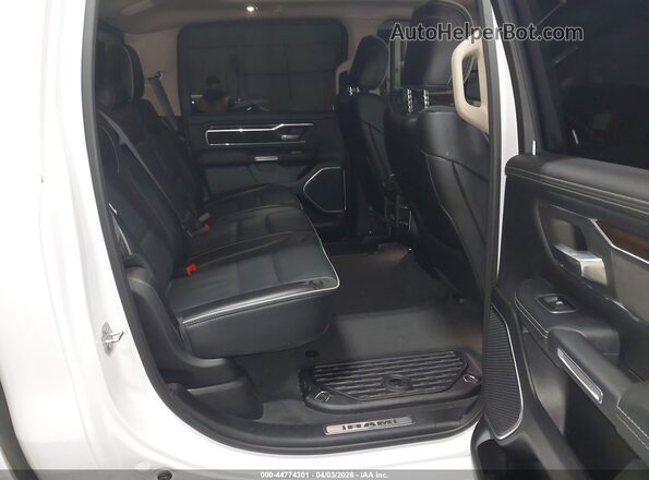 1C6SRFJM4MN681010 2021 RAM 1500 White VIN კოდის სტიკერის ხედი