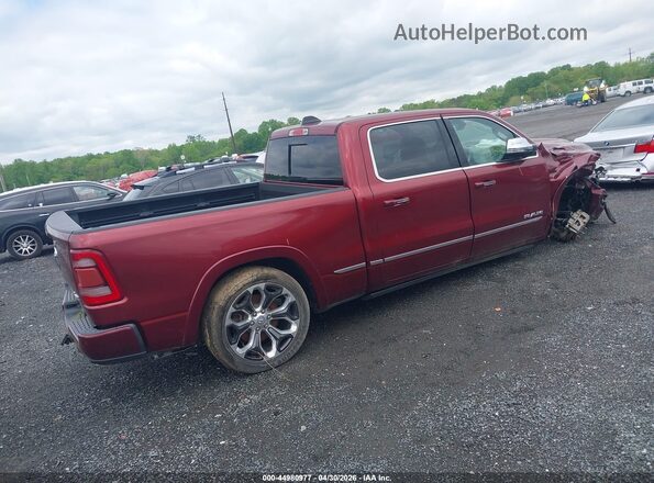 1C6SRFPT7KN774342 2019 RAM 1500 Burgundy Tył prawy
