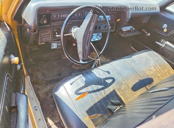 1D69H2K522270 1972 CHEVROLET CHEVELLE Gold წინა პანელის ხედი