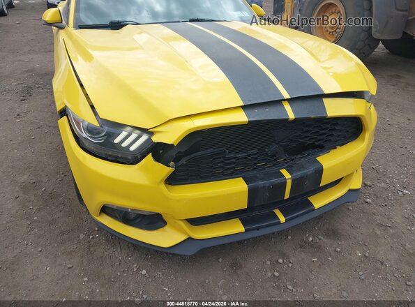 1FA6P8AM3G5289660 2016 FORD MUSTANG Yellow Դիմացի տեսք