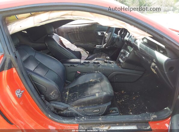 1FA6P8CF0G5235909 2016 FORD MUSTANG Orange წინა სალონის ხედი