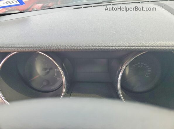 1FA6P8CF1G5278848 2016 FORD MUSTANG Red Vista del cuadro de instrumentos