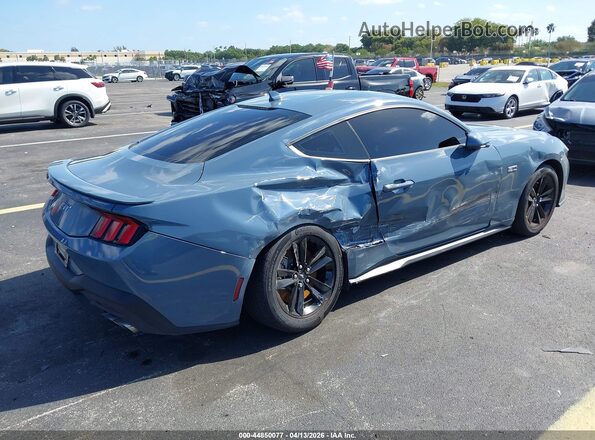1FA6P8CF1S5406482 2025 FORD MUSTANG Light Blue Tył prawy
