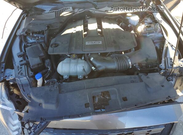 1FA6P8CF2M5137654 2021 FORD MUSTANG Gray Սալոնի հետևի տեսք