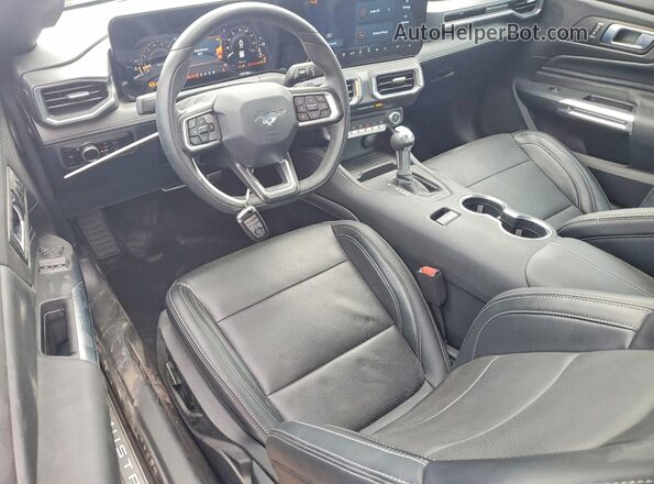 1FA6P8CF2R5420353 2024 FORD MUSTANG Gray Dashboard view