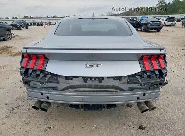 1FA6P8CF2R5420353 2024 FORD MUSTANG Gray Rear view