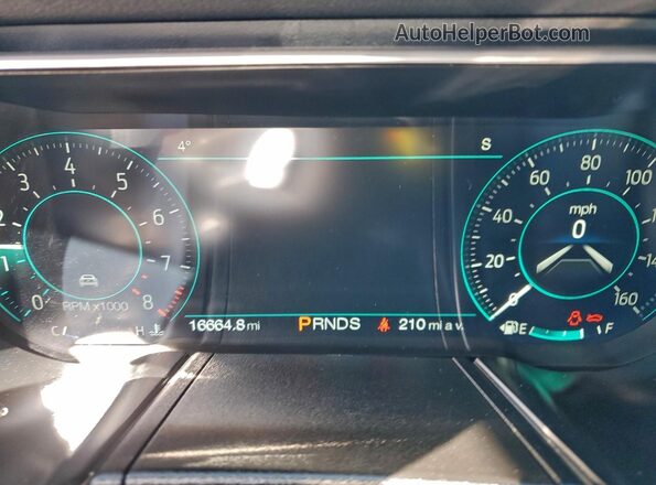 1FA6P8CF4M5154777 2021 FORD MUSTANG Red Widok zestawu wskaźników