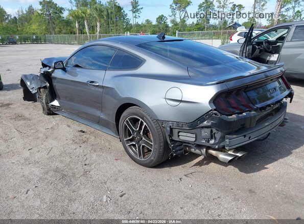 1FA6P8CF5M5156375 2021 FORD MUSTANG Gray Задня ліва чверть