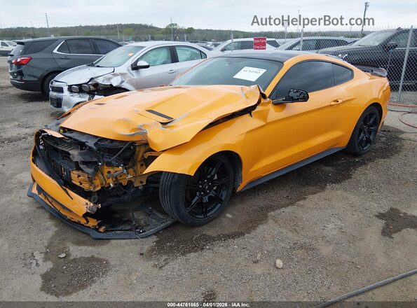 1FA6P8TH0K5118423 2019 FORD MUSTANG Orange Vista tres cuartos delantera izquierda