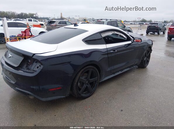 1FA6P8TH0M5118733 2021 FORD MUSTANG Черный Задняя правая четверть