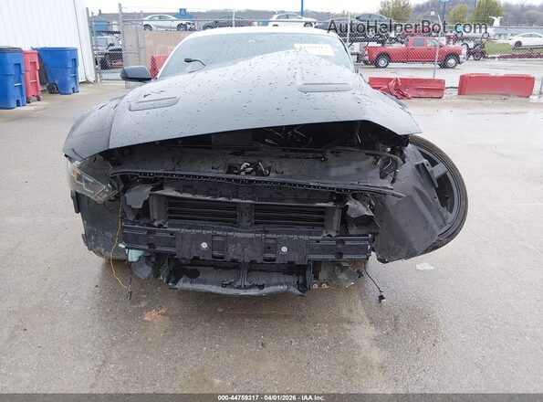 1FA6P8TH0M5118733 2021 FORD MUSTANG Черный Вид спереди