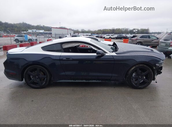 1FA6P8TH0M5118733 2021 FORD MUSTANG Черный Вид задней части салона