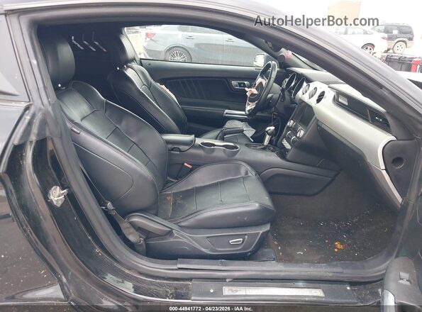 1FA6P8TH2G5247206 2016 FORD MUSTANG Black Front interior view