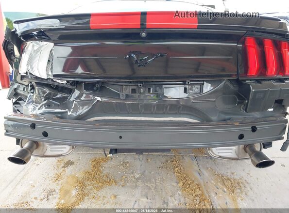 1FA6P8TH2M5117342 2021 FORD MUSTANG Black Widok z przodu