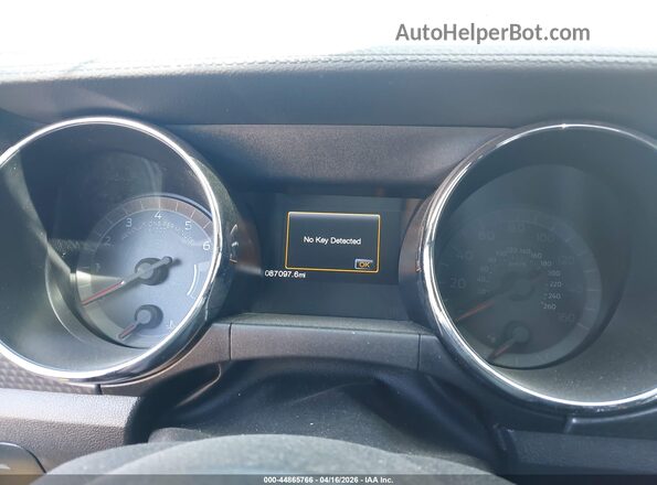 1FA6P8TH4H5287014 2017 FORD MUSTANG Yellow Rear seats view