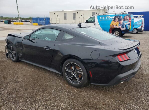1FA6P8TH5S5122290 2025 FORD MUSTANG Черный Задняя левая четверть