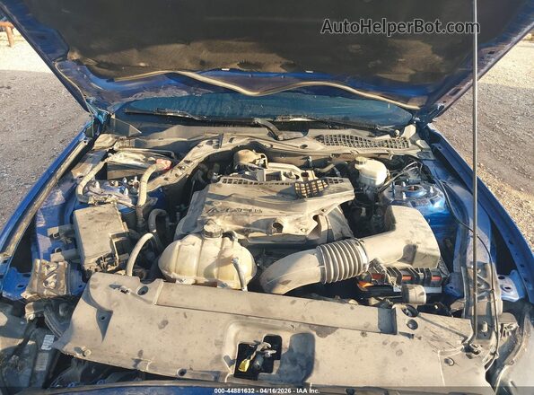 1FA6P8TH6H5203159 2017 FORD MUSTANG Синий Вид сзади