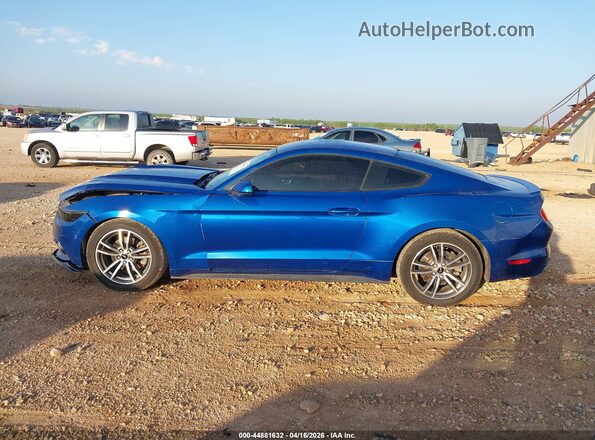1FA6P8TH6H5203159 2017 FORD MUSTANG Синий Панорамный вид салона 360°