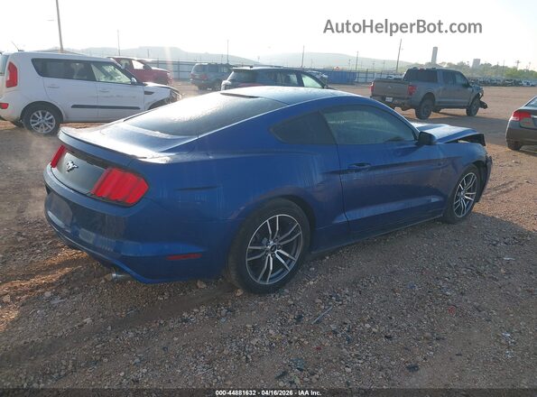 1FA6P8TH6H5203159 2017 FORD MUSTANG Синий Задняя правая четверть