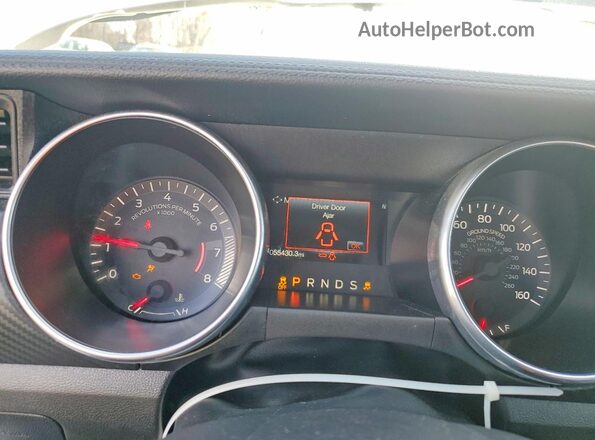 1FA6P8TH6N5129771 2022 FORD MUSTANG Two Tone ხელსაწყოთა პანელის ხედი