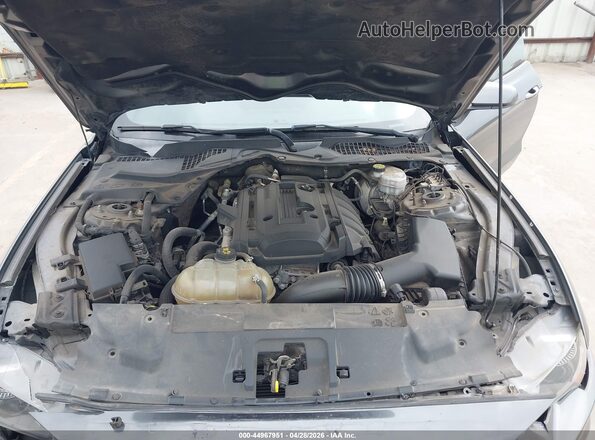 1FA6P8TH9J5126762 2018 FORD MUSTANG Gray Rear view
