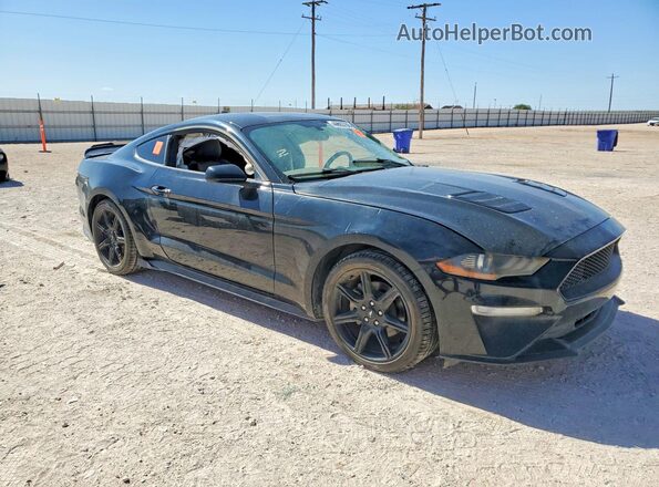 1FA6P8THXL5169896 2020 FORD MUSTANG Черный Передняя правая четверть