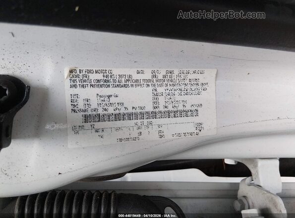 1FADP3E22GL207125 2016 FORD FOCUS White Widok komory silnika