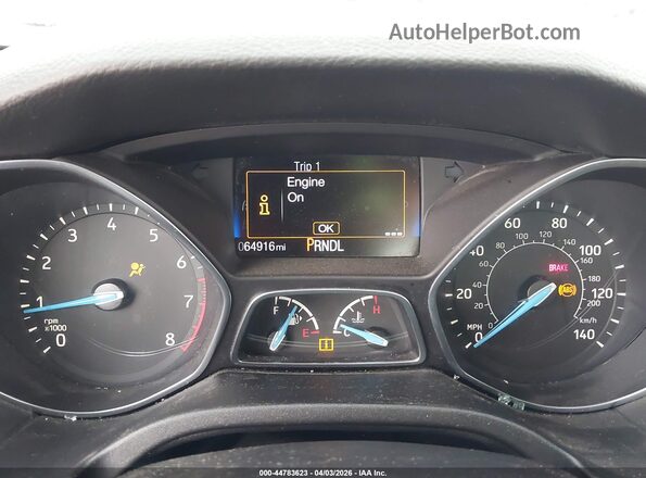 1FADP3E22HL332658 2017 FORD FOCUS Silver Widok tylnych siedzeń