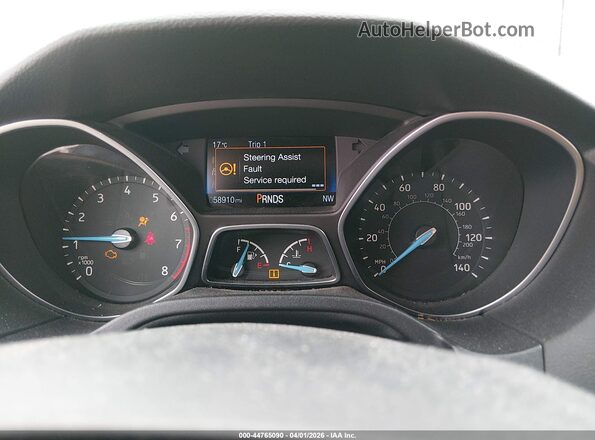 1FADP3F24GL405297 2016 FORD FOCUS Gray Widok tylnych siedzeń