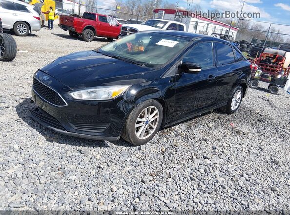 1FADP3F24HL316749 2017 FORD FOCUS Black Առջևի ձախ երեք քառորդ տեսարան