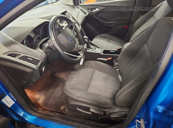 1FADP3F26GL383013 2016 FORD FOCUS Blue Вид салону спереду