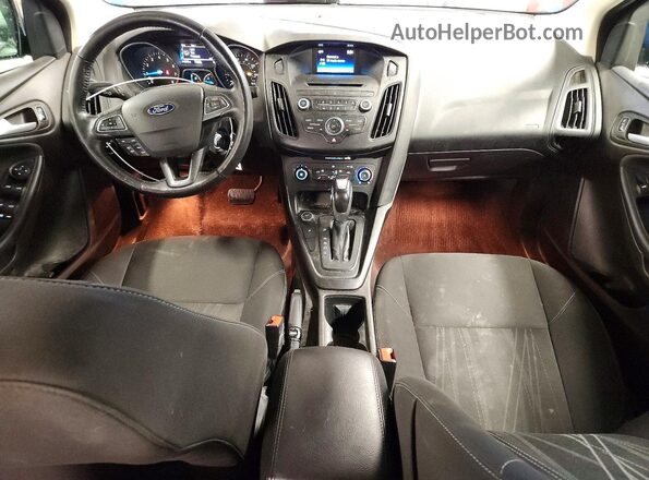 1FADP3F26GL383013 2016 FORD FOCUS Blue Вид панелі приладів