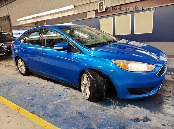 1FADP3F26GL383013 2016 FORD FOCUS Blue Передня права чверть
