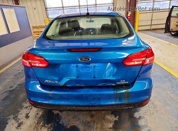 1FADP3F26GL383013 2016 FORD FOCUS Blue Вид ззаду