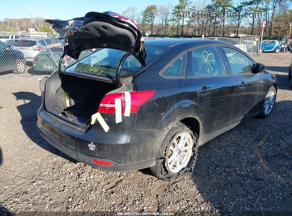 1FADP3F26JL301823 2018 FORD FOCUS Black Tył prawy