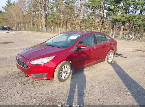 1FADP3F27GL354832 2016 FORD FOCUS Burgundy Առջևի ձախ երեք քառորդ տեսարան