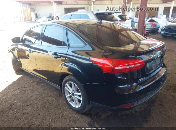 1FADP3F27HL226155 2017 FORD FOCUS Black Задня ліва чверть