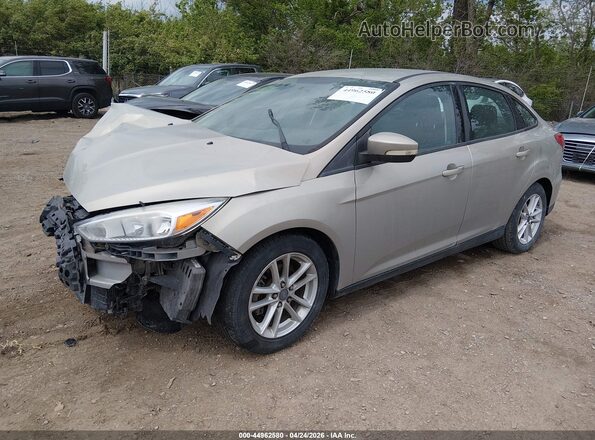 1FADP3F28GL203742 2016 FORD FOCUS Золотой Передняя левая четверть