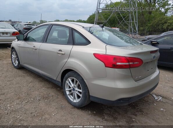 1FADP3F28GL203742 2016 FORD FOCUS Золотой Задняя левая четверть