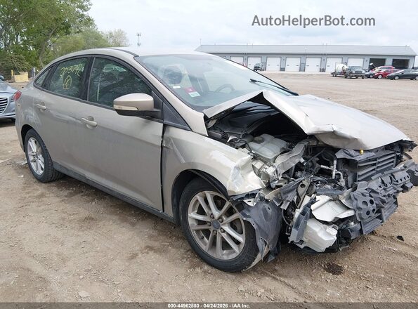 1FADP3F28GL203742 2016 FORD FOCUS Золотой Вид спереди