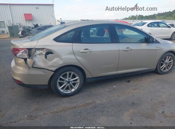 1FADP3F28HL208361 2017 FORD FOCUS Gold Widok z przodu