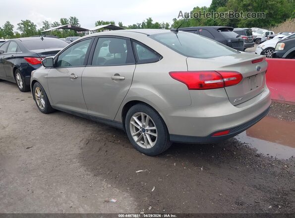 1FADP3F29GL242341 2016 FORD FOCUS Gold Trasero izquierdo