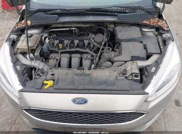 1FADP3F29GL242341 2016 FORD FOCUS Gold Vista trasera