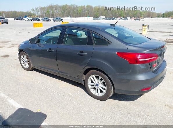 1FADP3F29HL280041 2017 FORD FOCUS Black Tył lewy
