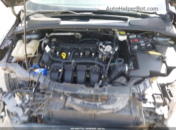 1FADP3F29HL280041 2017 FORD FOCUS Black Widok z tyłu