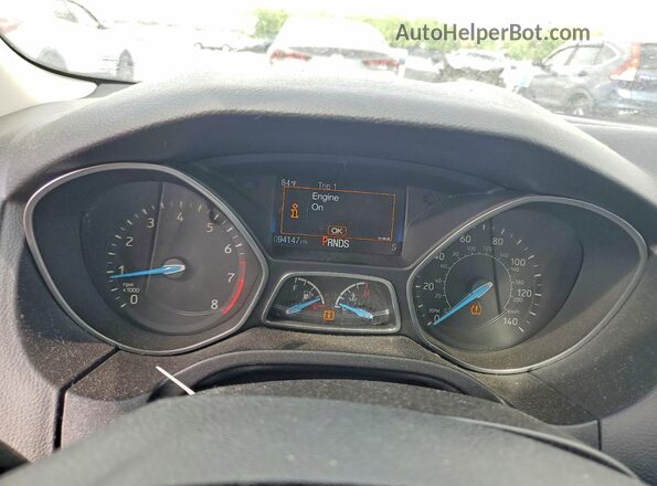 1FADP3FE2HL201741 2017 FORD FOCUS Gray ხელსაწყოთა პანელის ხედი