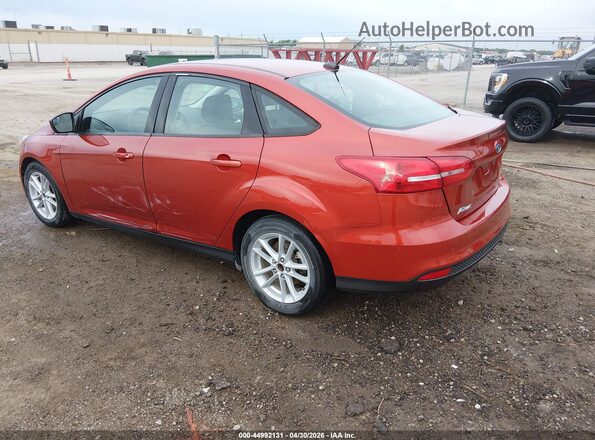 1FADP3FE3JL269908 2018 FORD FOCUS Orange Задня ліва чверть