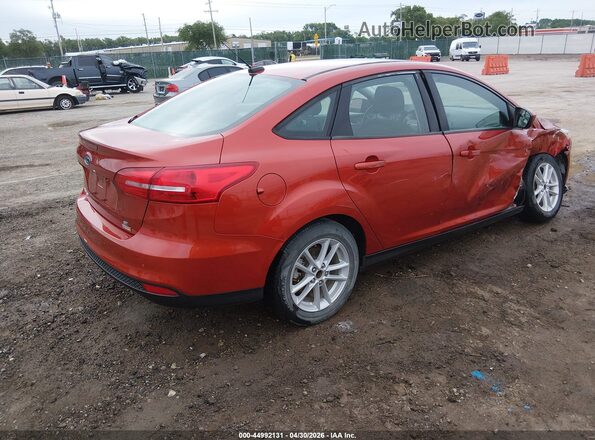 1FADP3FE3JL269908 2018 FORD FOCUS Orange Задня права чверть