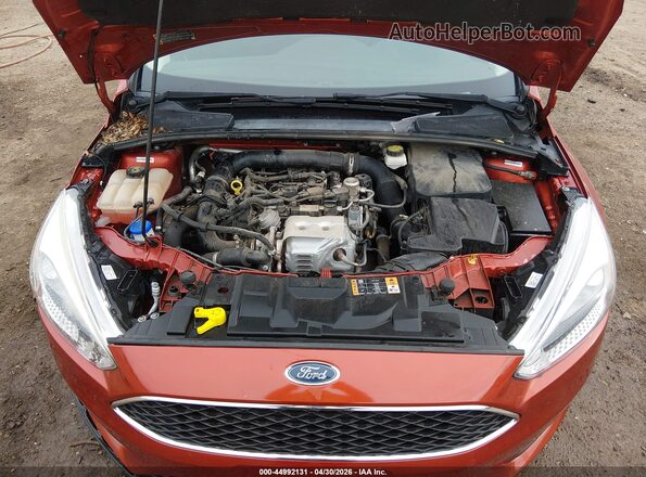 1FADP3FE3JL269908 2018 FORD FOCUS Orange Вид ззаду